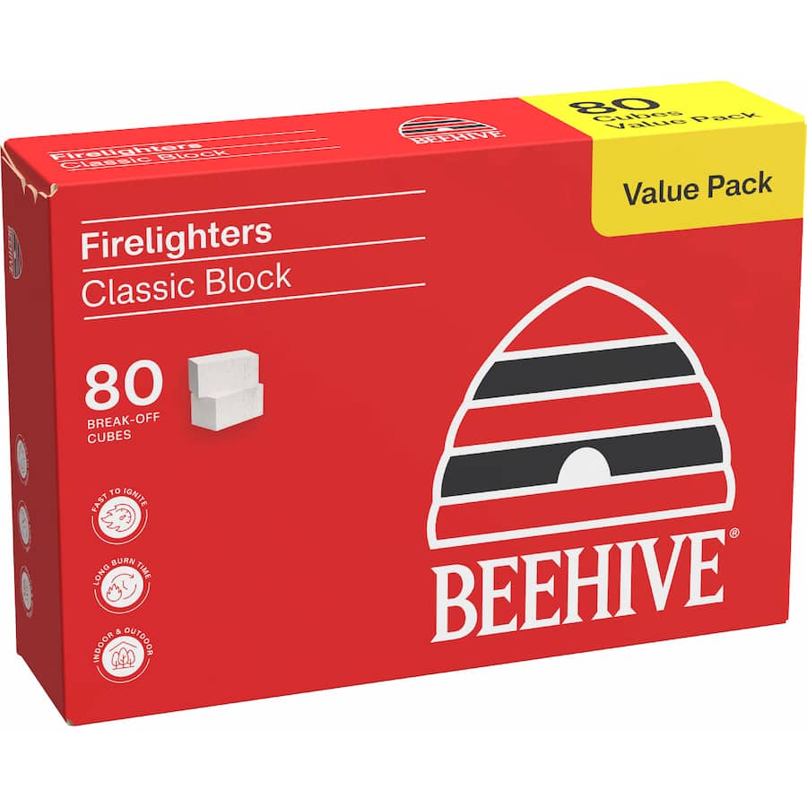 Beehive Firelighters Value Pack 80pack