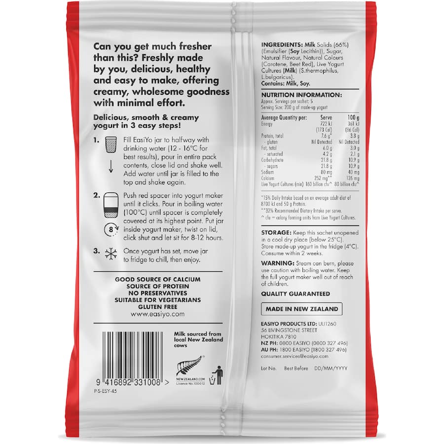 Easiyo Yoghurt Base Apricot - 200g