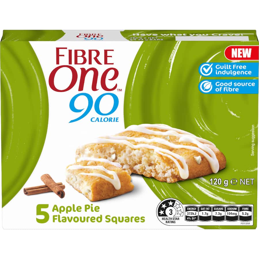 Fibre One Cake Bars Apple Pie 5 pack 120g