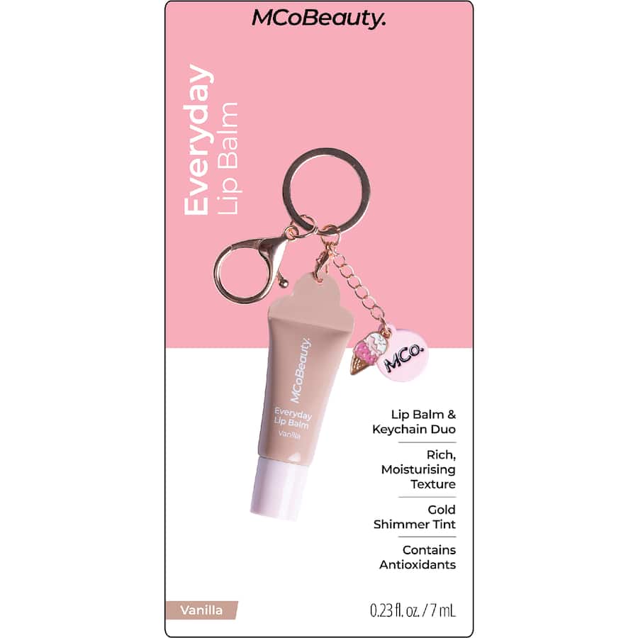 Mcobeauty Lip Balm Keyring Vanilla 7mL