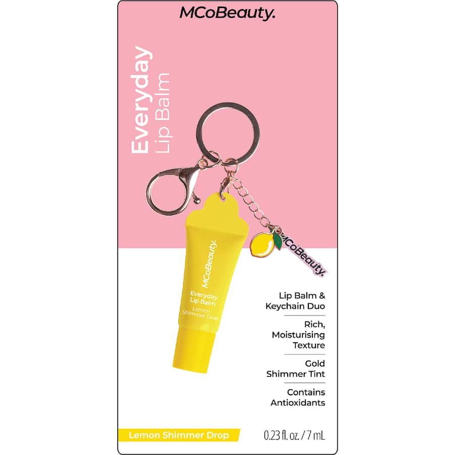 Mcobeauty Lip Balm Keyring Lemon 7mL
