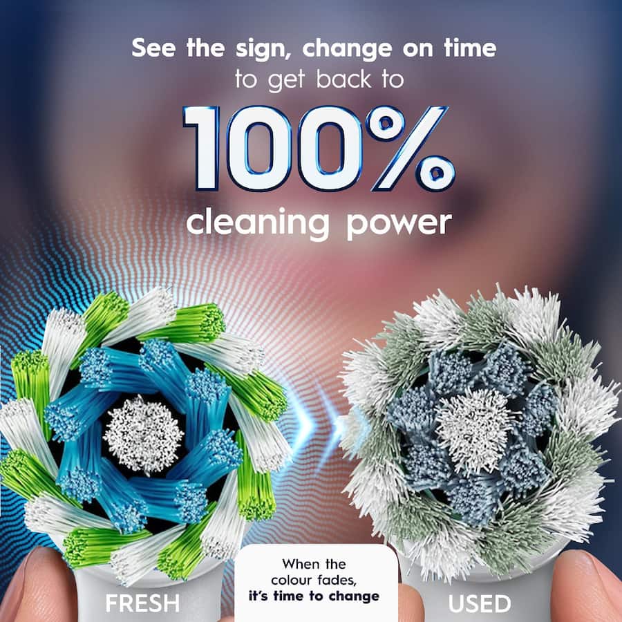 Oral B Replacement Brush Heads Sensitive Clean 4pack