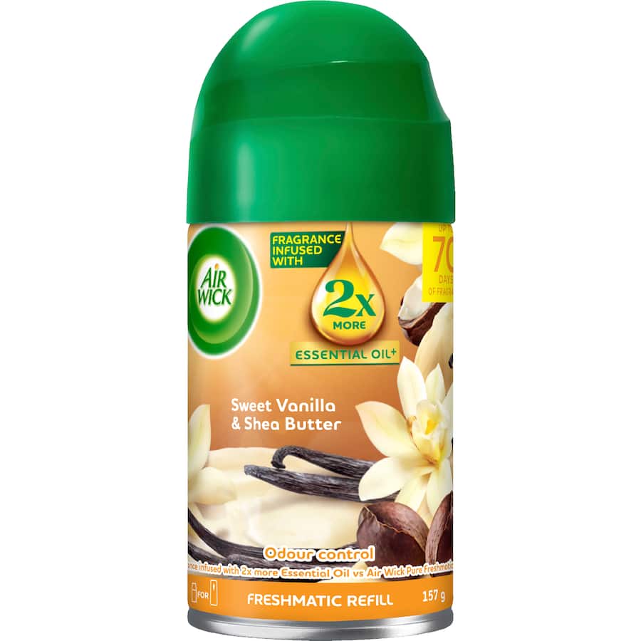 Air Wick Air Freshener Refill Sweet Vanilla & Shea Butter 157g