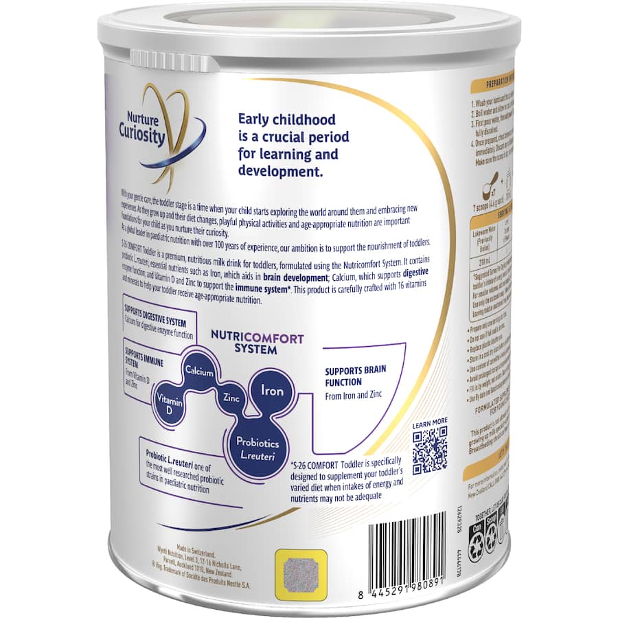 S-26 Comfort Baby Formula Toddler From 1 Year 800g