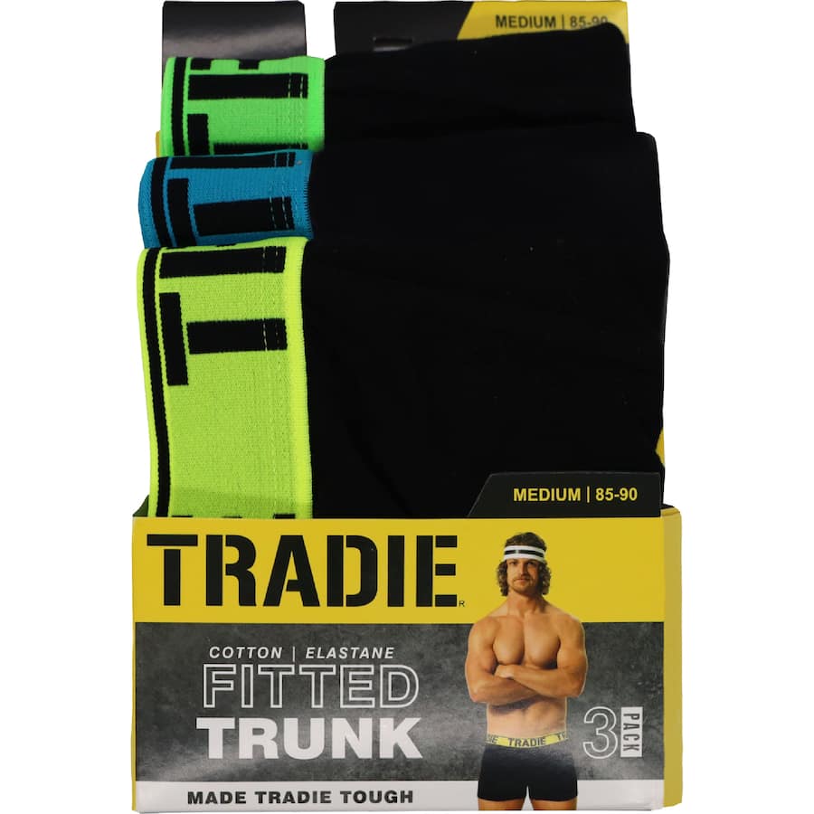 Tradie Trunks Mens M 3pack