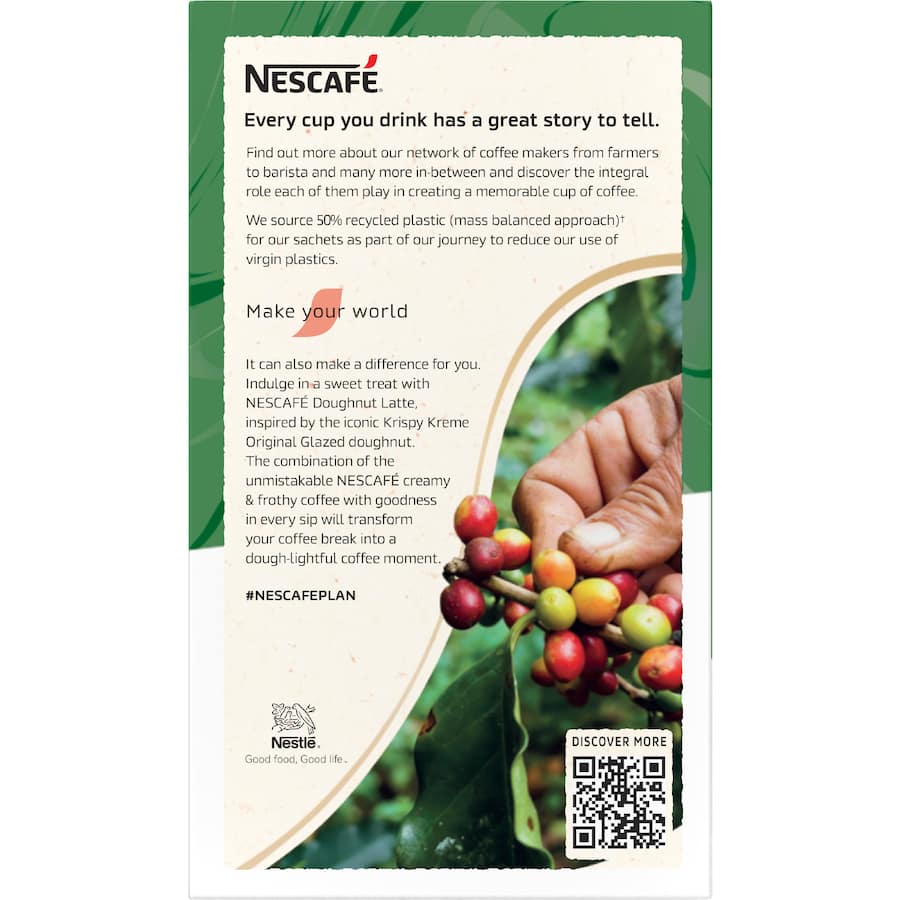 Nescafé Coffee Sachets Krispy Kreme Latte Original 8pack