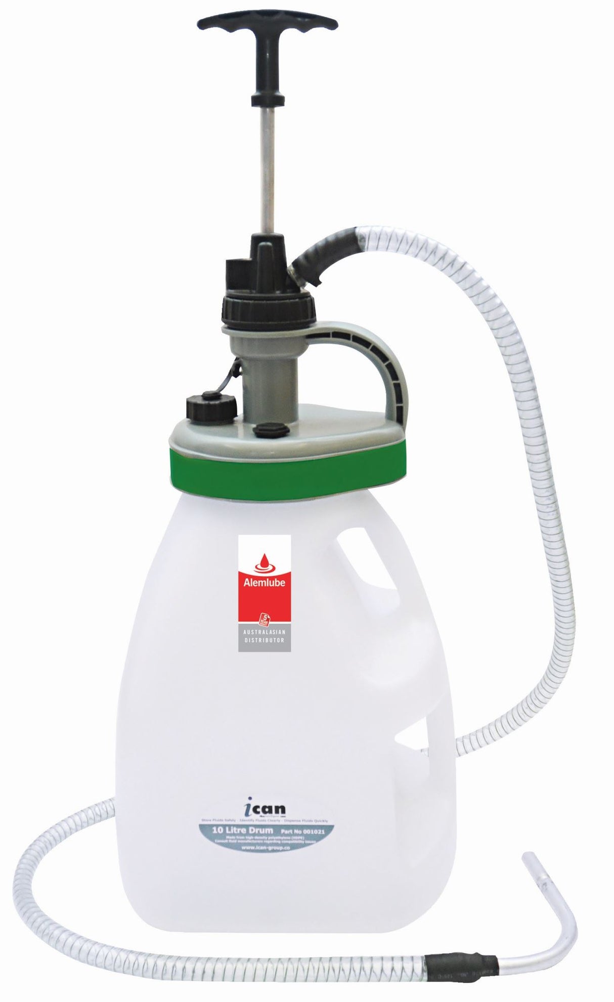 Alemlube iCan 10L Container with Pump Kit