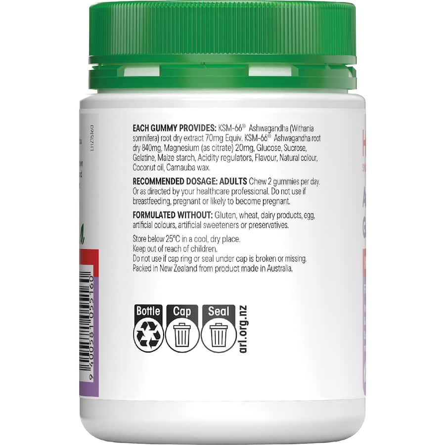 Healtheries Gummies Ashwagandha + Magnesium 40s