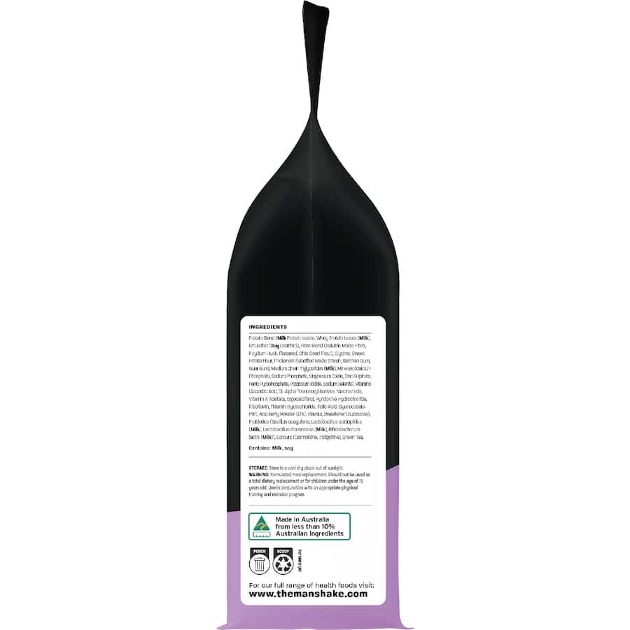 The Man Shake Meal In A Shake Mixed Berry 560g