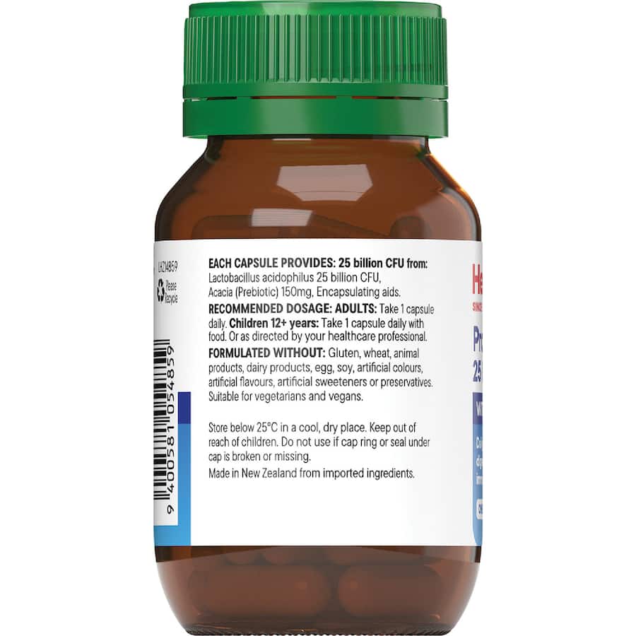 Healtheries Probiotic 25 Billion With Prebiotics, Vege Capsules 30s