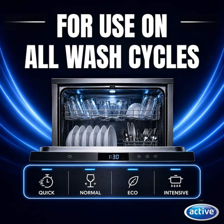 Active Rapid Dishwasher Tablets Lemon 24pack