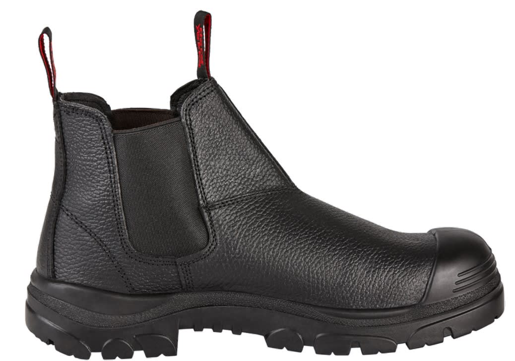 Hard Yakka, Grit Slip On Safety Boot - Black (Size: 08)