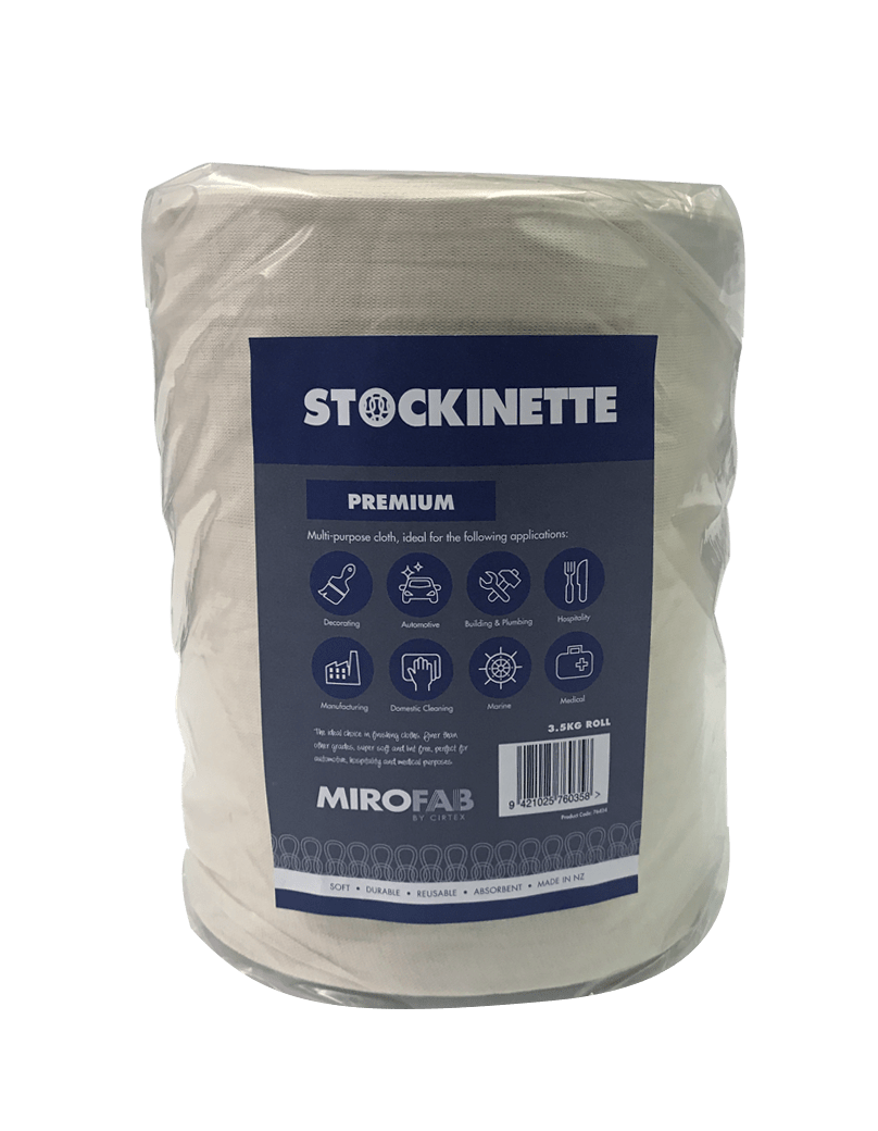 Premium Stockinette Cleaning Cloth White 3.5kg