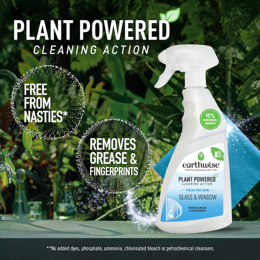 Earthwise Glass & Window Spray Streak Free Shine 500mL