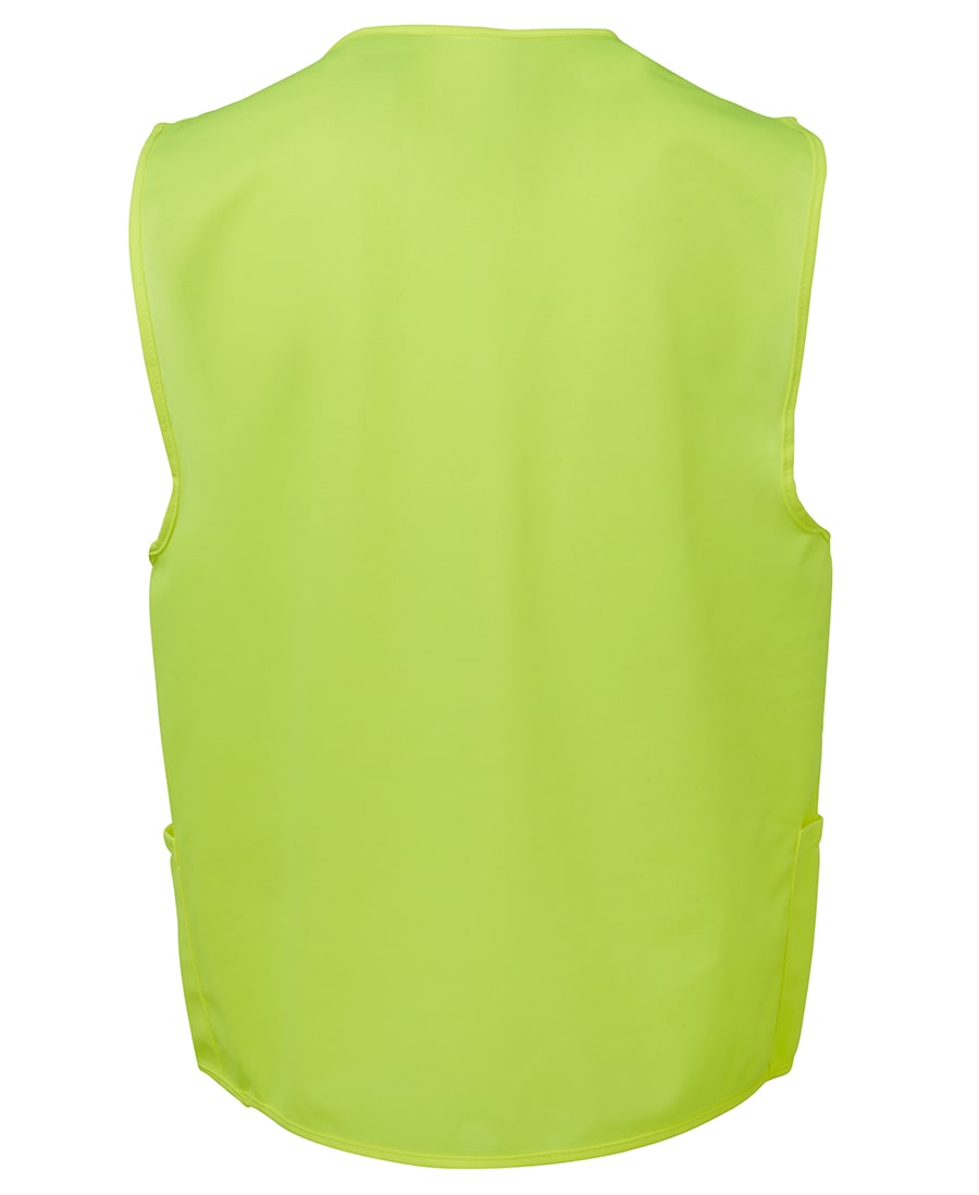 JB's Wear, Hi Vis Zip Safety Vest, 6HVSZ - Lime - 3XL