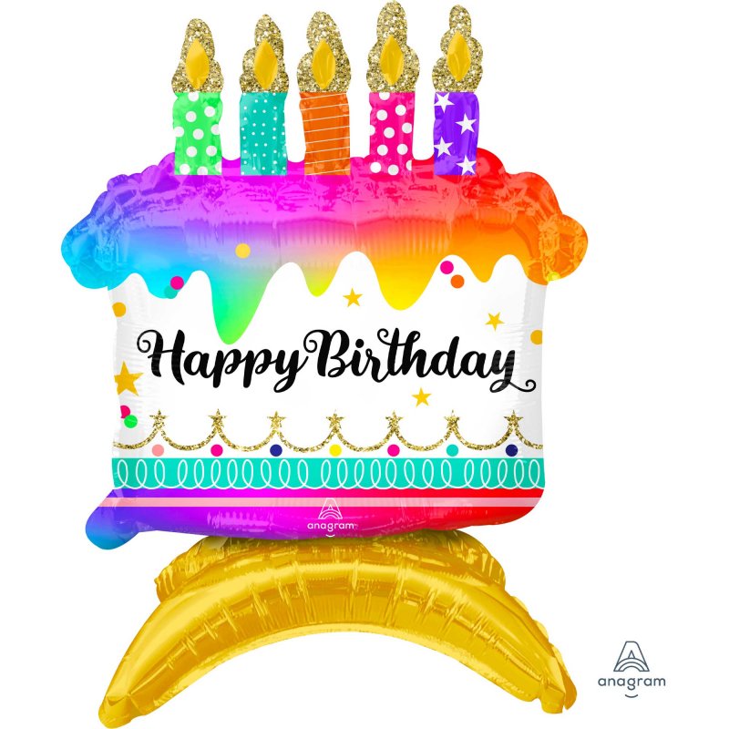 Foil Balloon - Decor Hbd Cake (88cm)