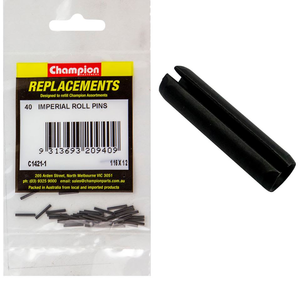 Champion 1/16in x 1/2in Roll Pin 40 (Pack)