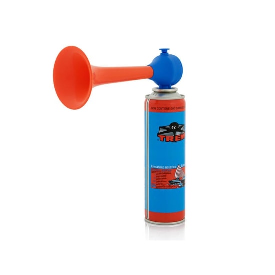 Gas Operated Fog Horn with 85dB sound for marine safety, engineered for easy use in foggy conditions.