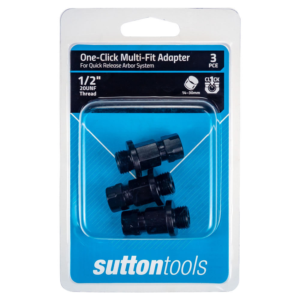 Sutton - Quick Release Arbor - 1/2" Adaptor 20 UNF
