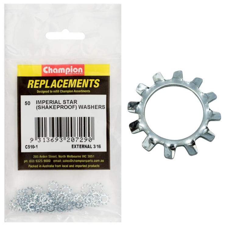 Imperial Star Washers External (50PK)