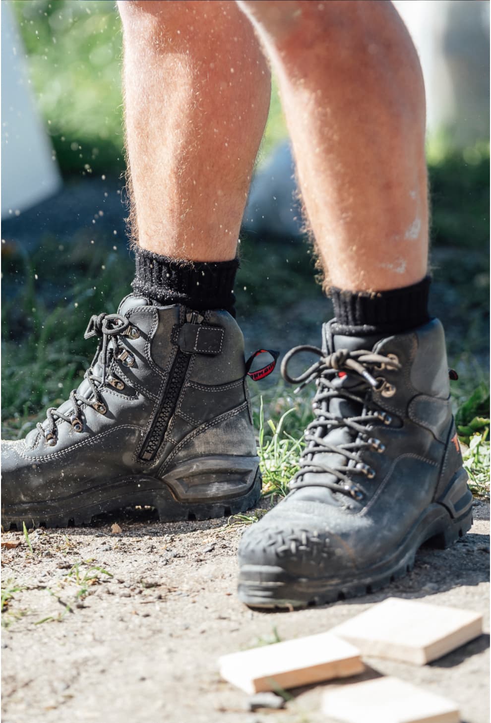 John Bull, 4598 Crow 3.0 Zip Sided Safety Boot - Black - 11
