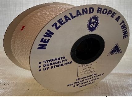 All Purpose Polypropylene Rope - White 8mm X 110m