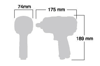 Shinano 1/2" Impact Wrench