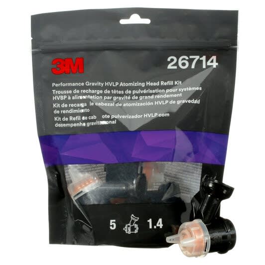 3M 5pce 1.4mm Performance Gravity Head Refill Kit