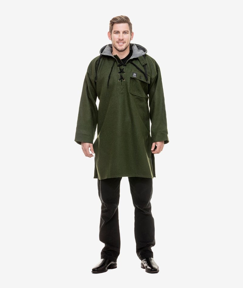 Swanndri, Original Wool Bushshirt, SD0103 - C1 Olive - S