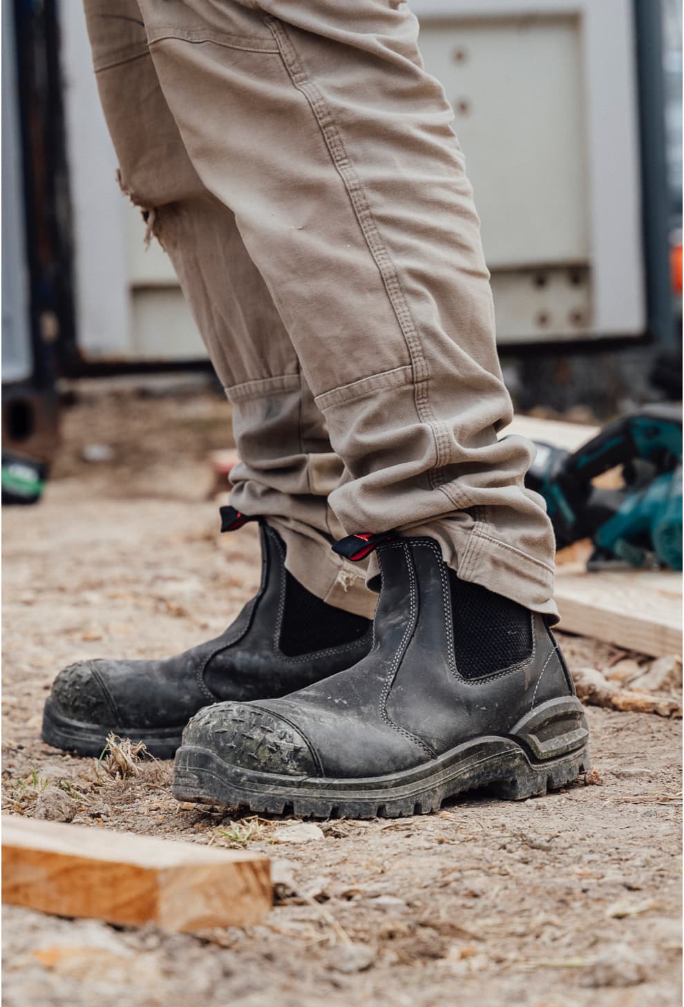 John Bull,4285 Eagle 3.0 Elastic Sided Safety Boot - Black - 06