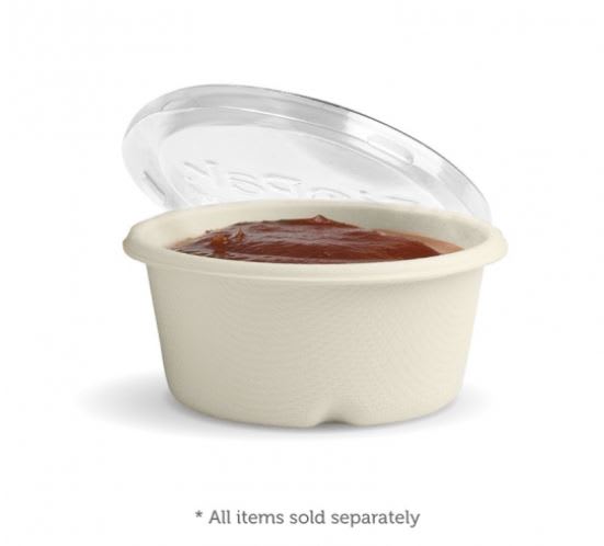 BioPak White Plant Fibre Sauce BioCup 60ml 1000 (Case)