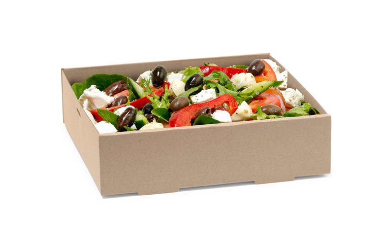 BioPak BioBoard Catering Tray Base Small 100 (Pack)