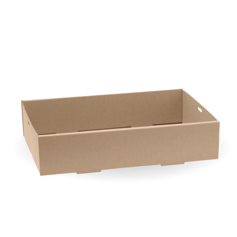 BioPak BioBoard Catering Tray Base Medium 100 (Pack)
