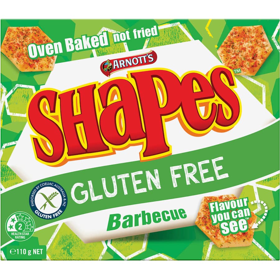 Arnotts Shapes Crackers Gluten Free Barbecue 110g