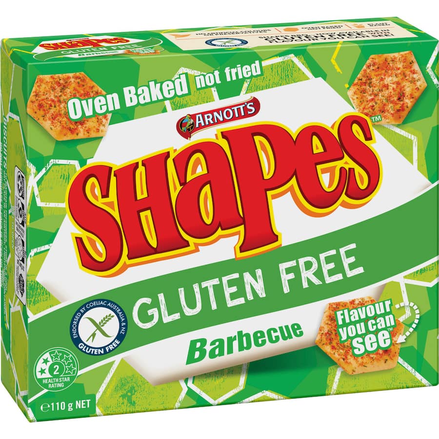 Arnotts Shapes Crackers Gluten Free Barbecue 110g