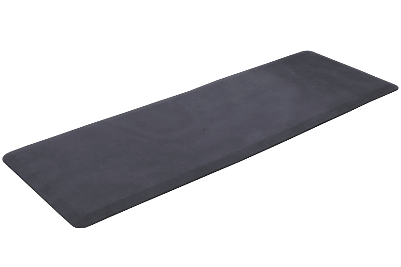 Anti-fatigue mat measuring 1800 x 610mm, offering support and comfort for standing, with non-slip surface and lightweight design.