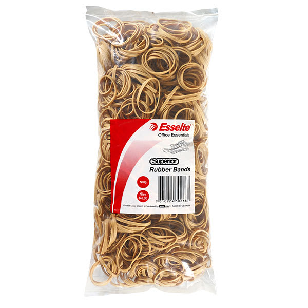 Esselte Superior Rubber Bands Size 30 500g (Bag)