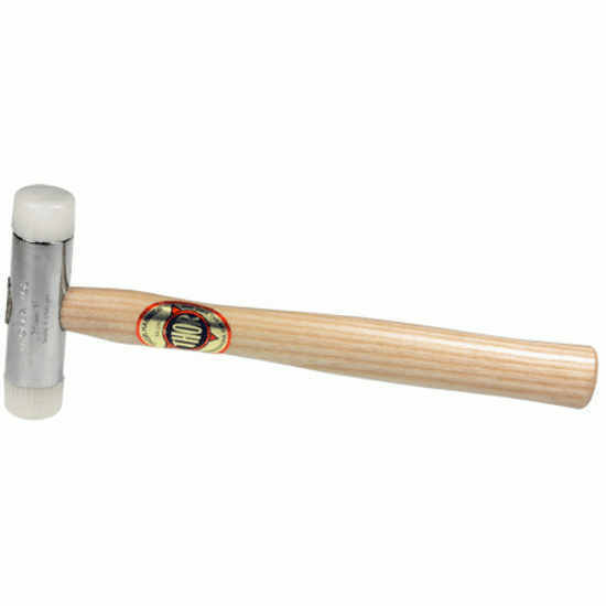 THOR Nylon Hammer 25mm features a soft face for precision work, ideal for engineering and furniture assembly with replaceable heads.