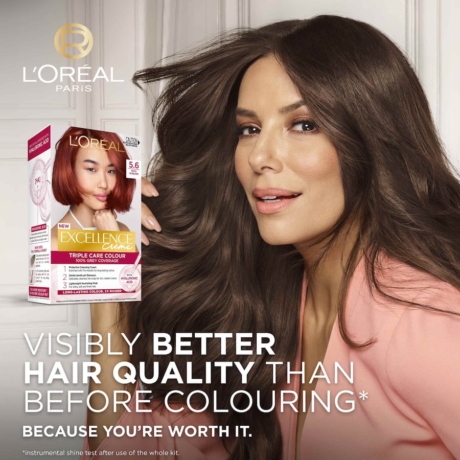 Loreal Excellence Hair Colour Rich Auburn 5.6 - 1pack