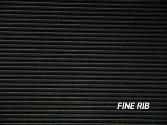 Rubber Flooring - Fine Rib 1500mm wide per m