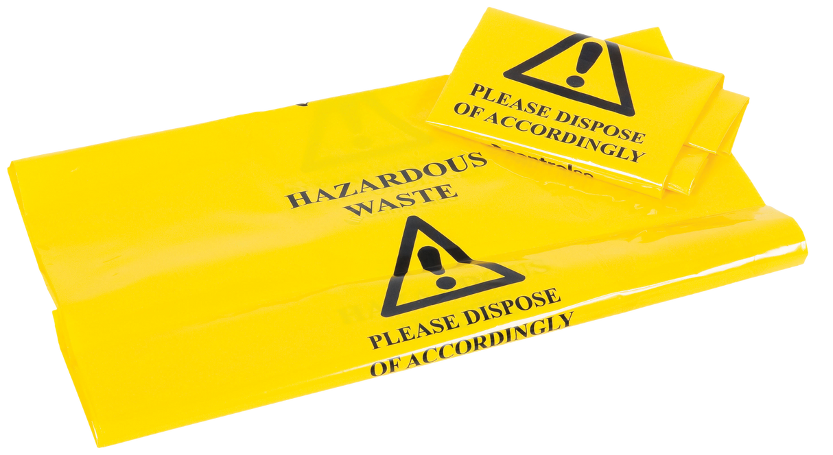 Hazardous Waste Bags - 60L 500 x 830mm (60mu)