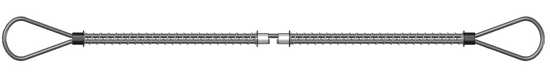 Minsup Whipcheck Hose-to-Hose Medium-32 - 50mm (Each)