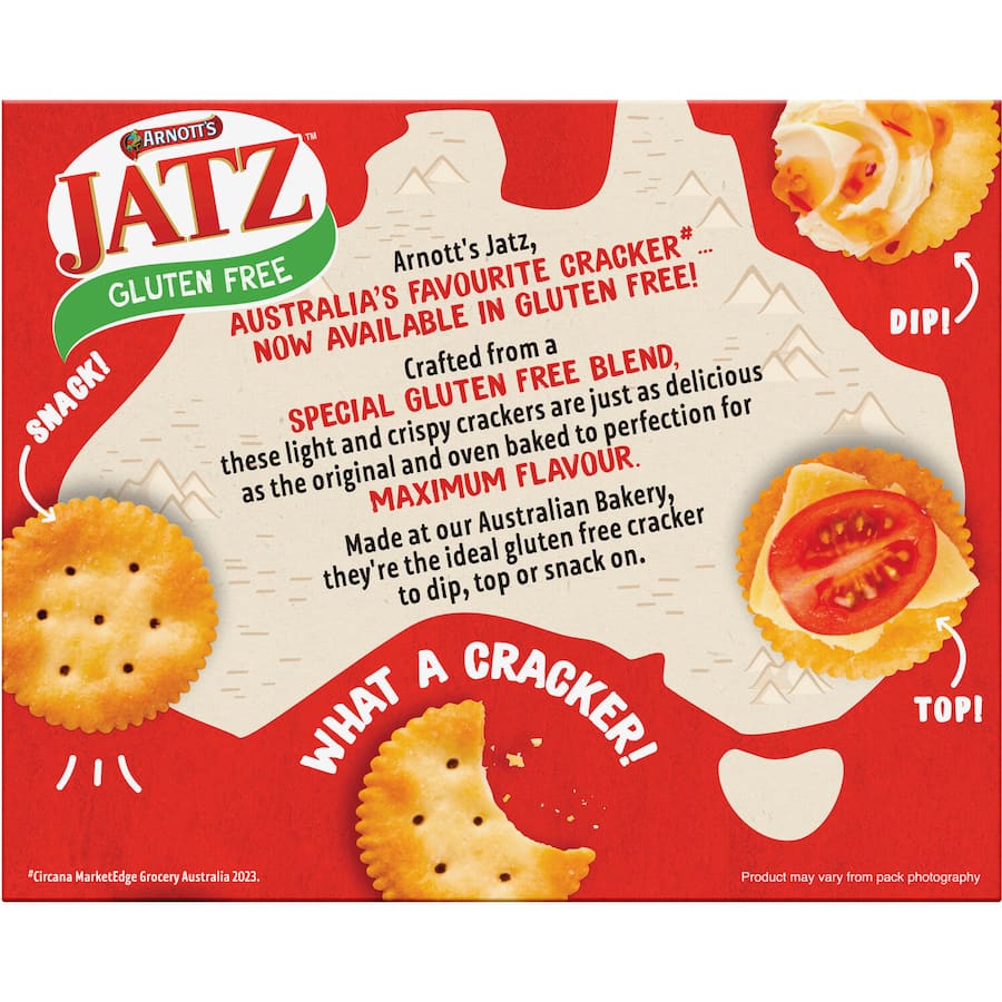 Arnotts Jatz Crackers Gluten Free 130g