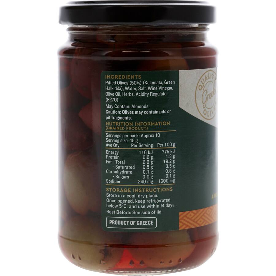 Delmaine Olives Grek Duet Jar 290g
