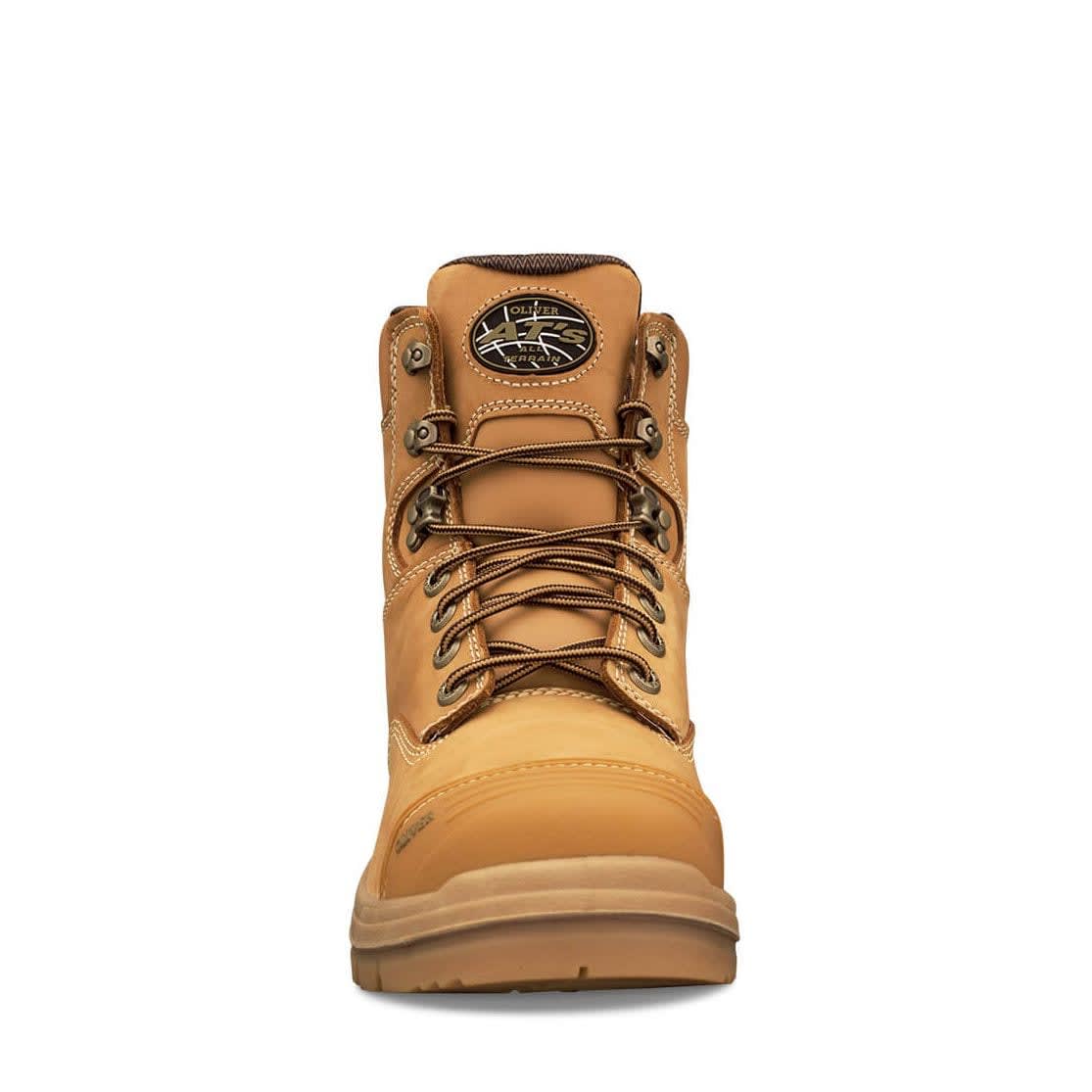Oliver 55-332 Lace up Safety Boots - Wheat - 13