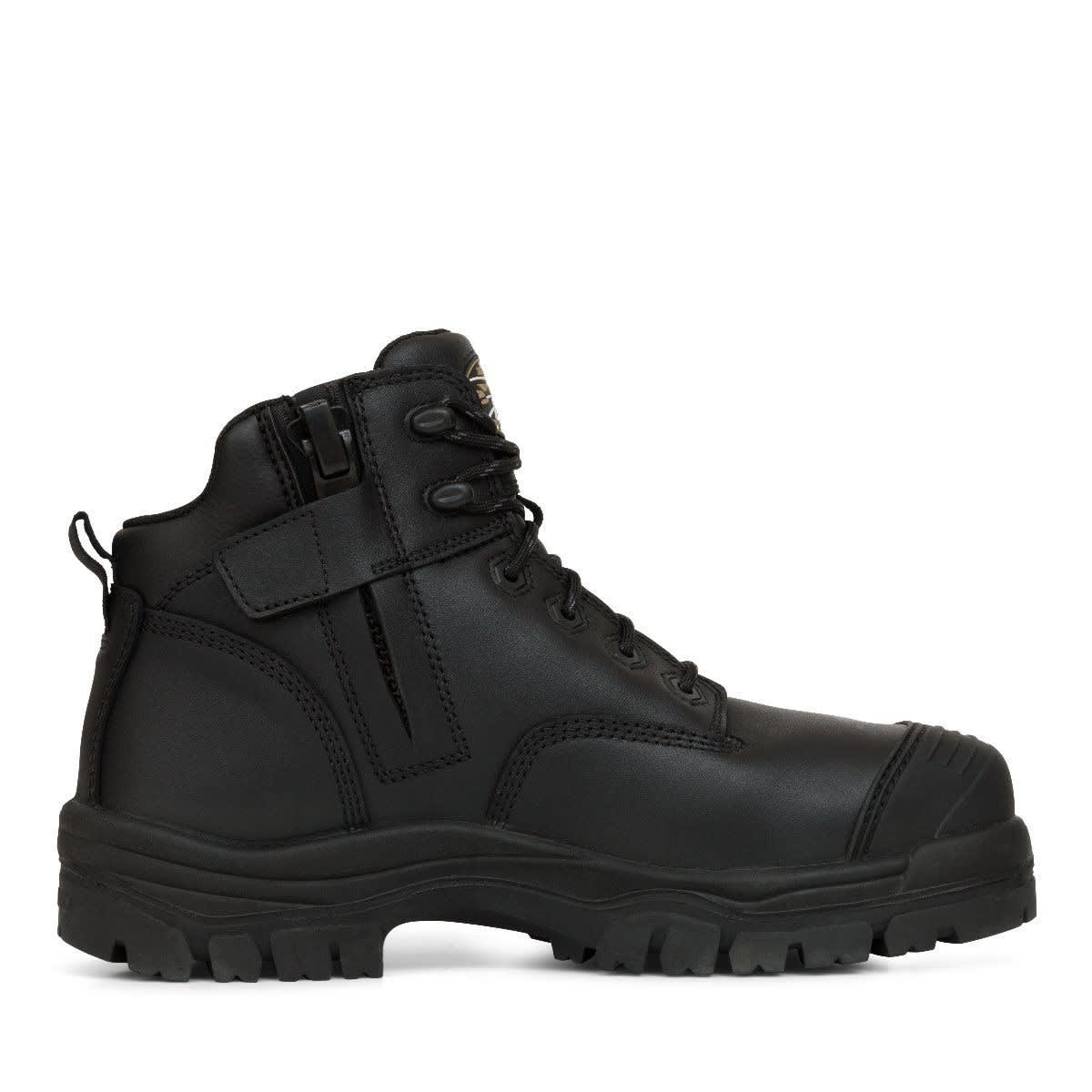 Oliver 45-640Z Zip Sided Safety Boots - Black - 05