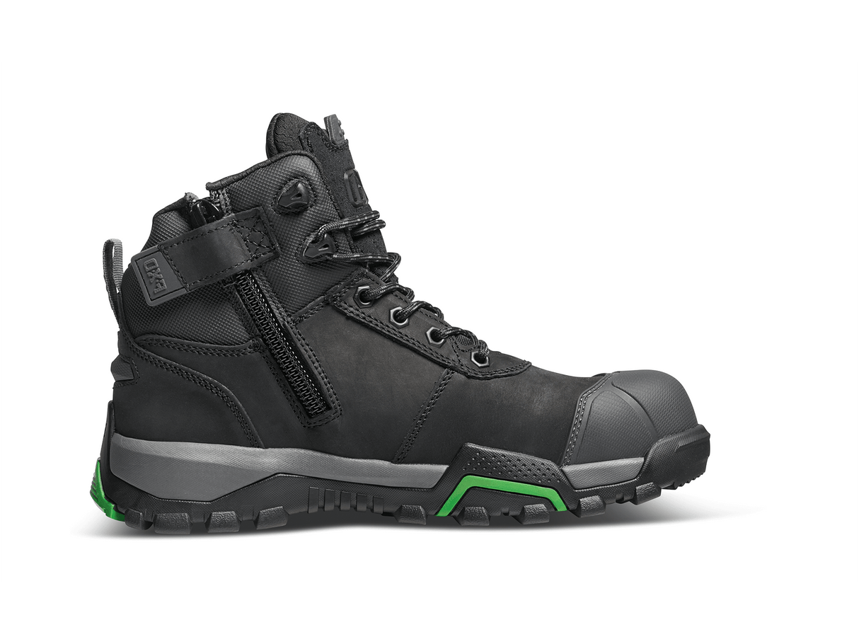 FXD, Zip Sided Safety Boot, WB-2 - Black - 12