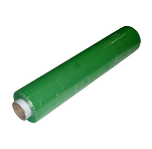 SRS Hand Stretch Wrap Film Green 25mu 500mm x 300m (Roll)