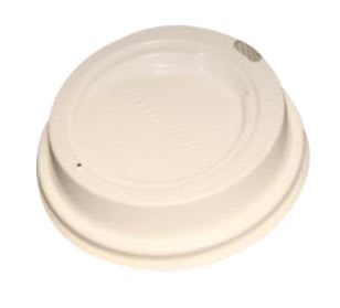 Huhtamaki Hot Cup Lids - White - Universal 88.6mm diameter 100 (Pack)