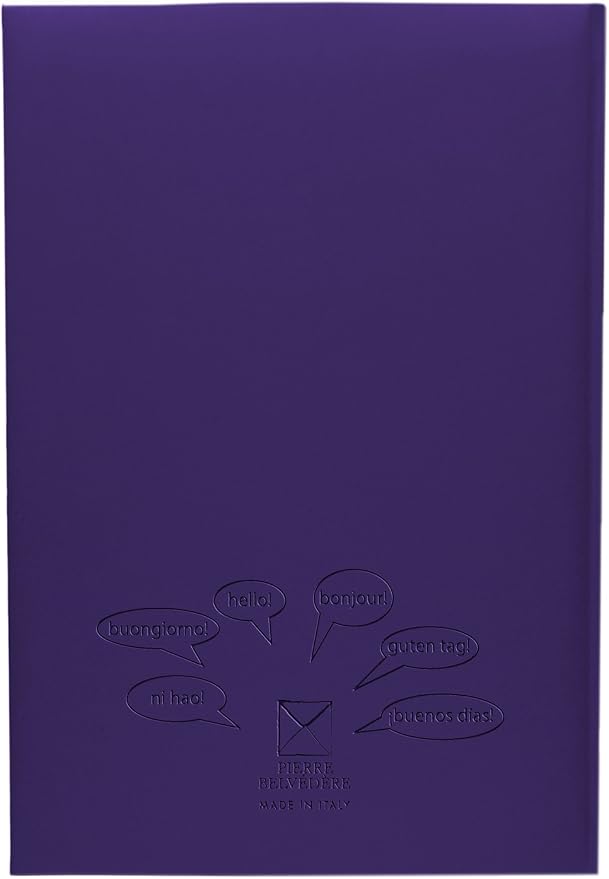NUMBERS ADDRESS BOOK POCKET VIOLET BLUE